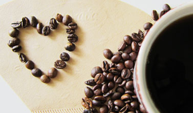 Wir lieben Kaffee - eins der Freuden
